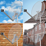 przezroczysta antena satelitarna